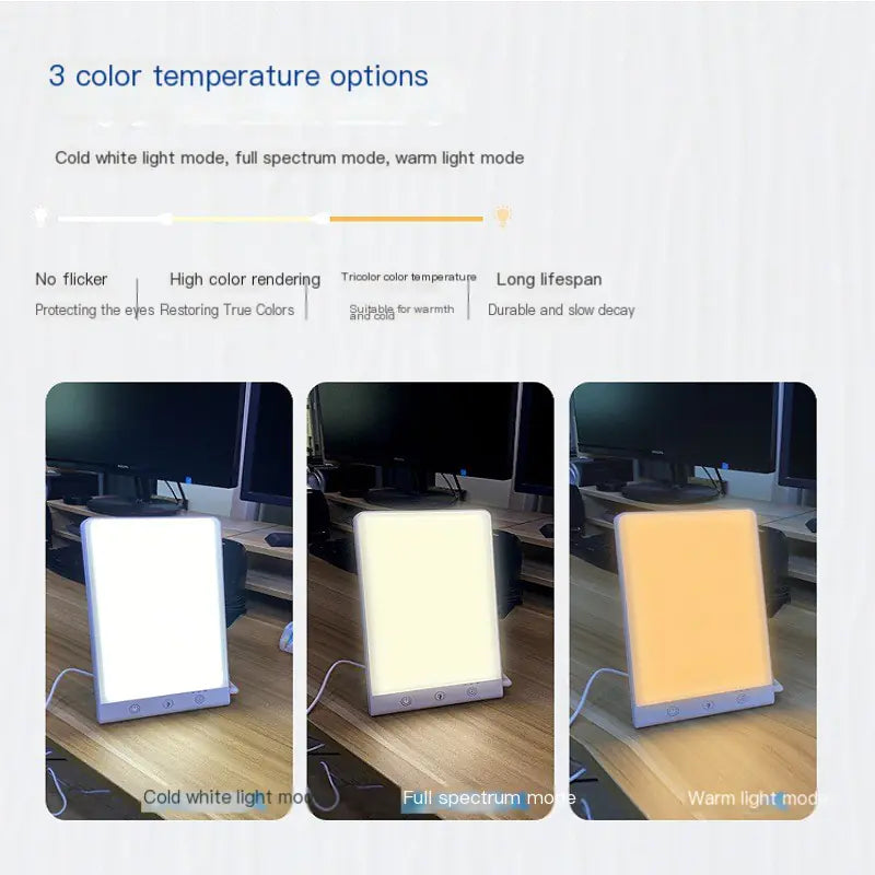 SAD Therapy Light - Biochemical Sun Lamp with Timer