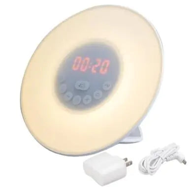 LED-Wecker mit buntem Farbverlauf-Wecklicht