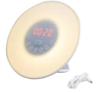 LED-Wecker mit buntem Farbverlauf-Wecklicht
