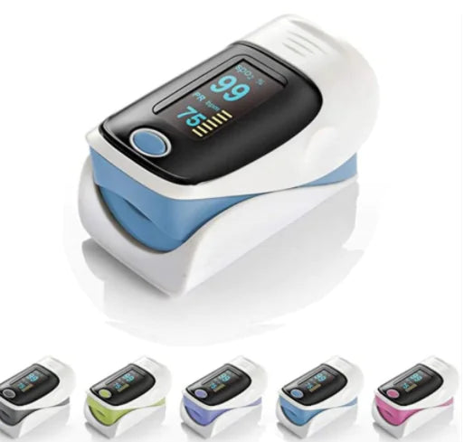 Portable OLED Finger Pulse Oximeter for Blood Oxygen