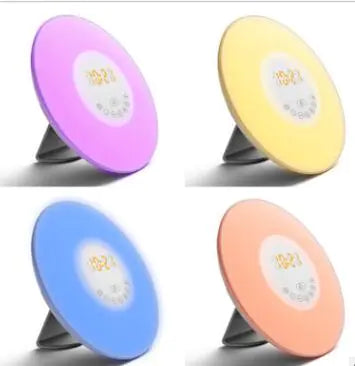 LED-wekker met kleurrijk gradiëntlicht